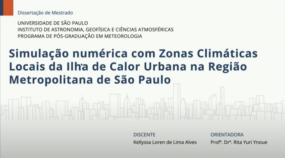 Ilha de calor urbana na RMSP é tema de seminário promovido pelo INCT Klimapolis